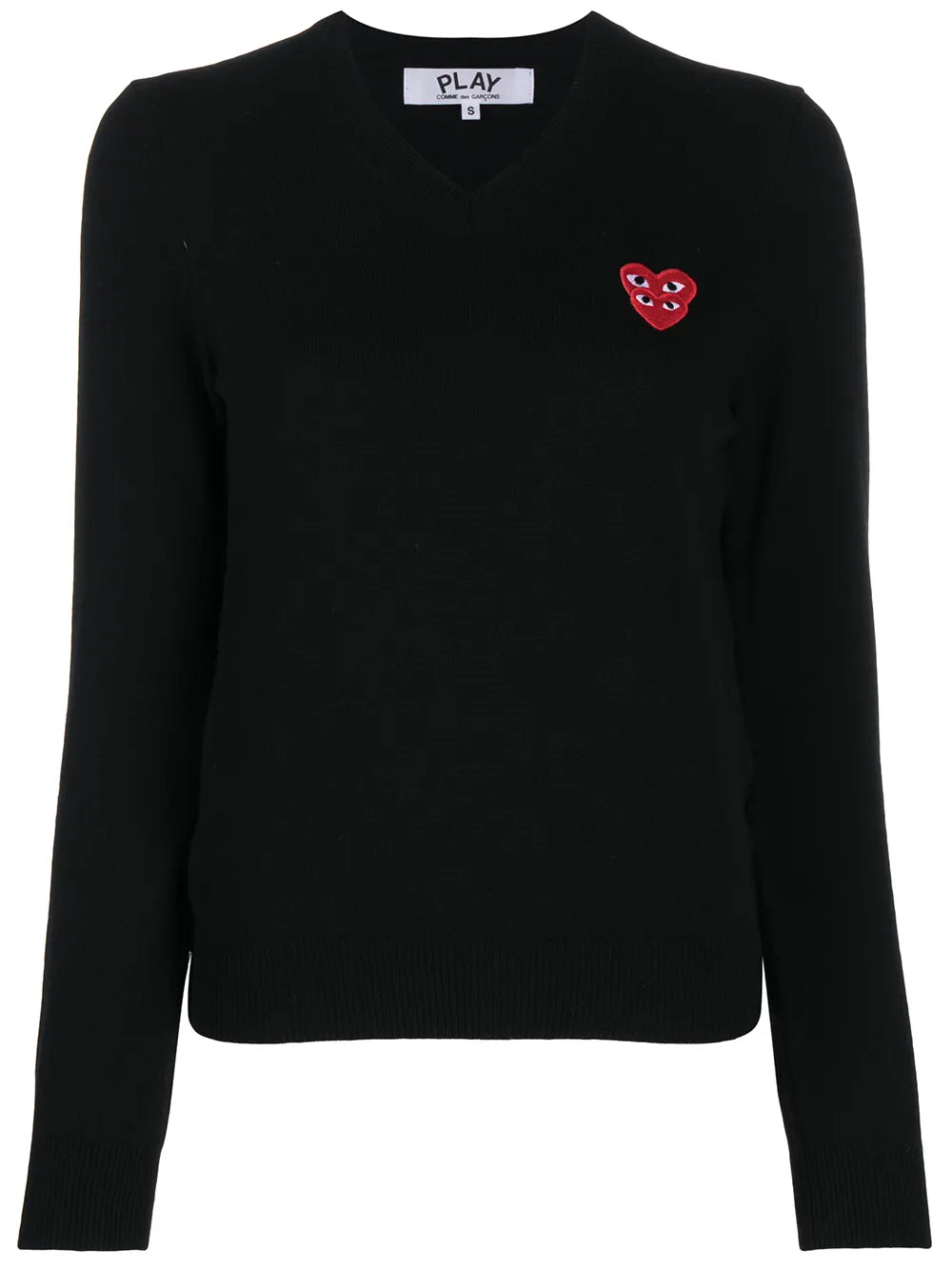 V-Neck Overlapping Heart Top