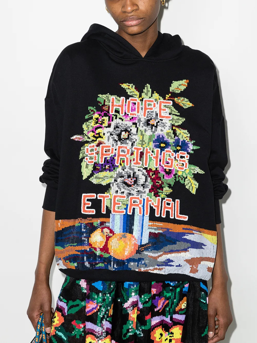 Hope Spring Eternal Sequinned Hoodie