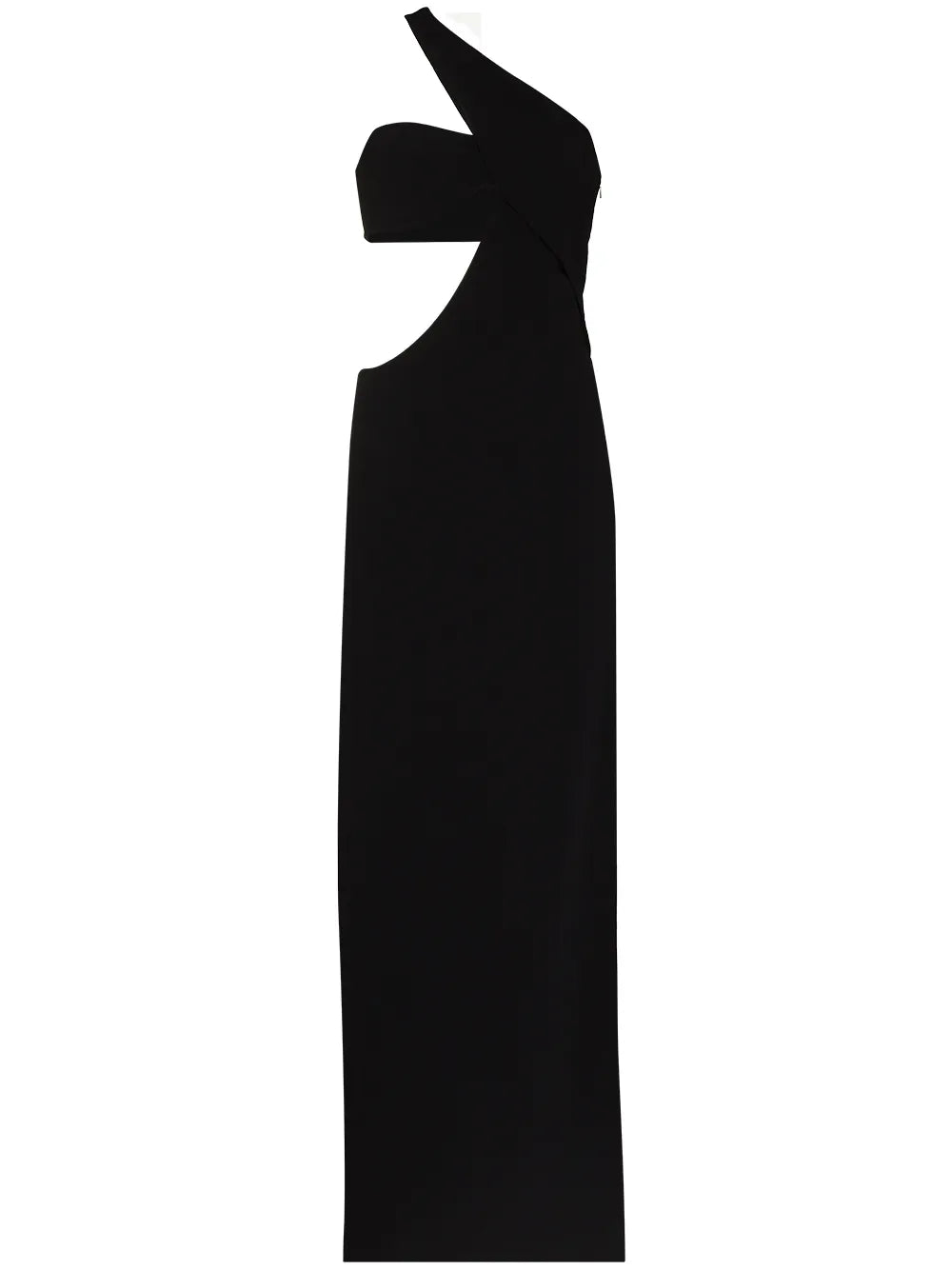One-Shoulder Cut-Out Maxi Dress