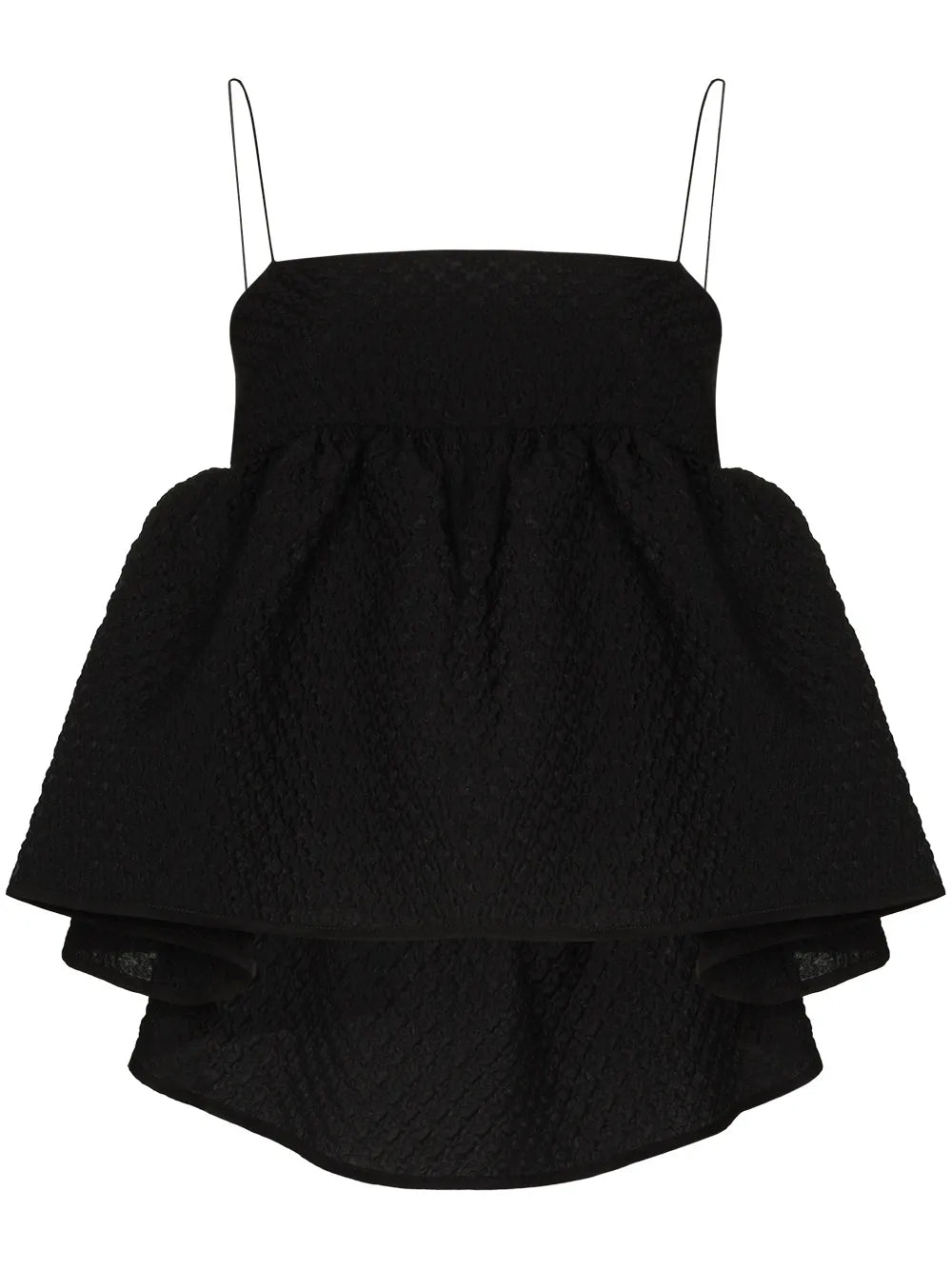 Selena Ruffled Textured Top