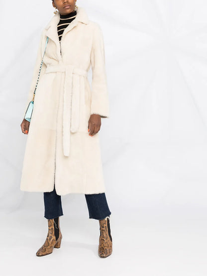 Full-Length Shearling Coat