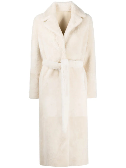 Full-Length Shearling Coat