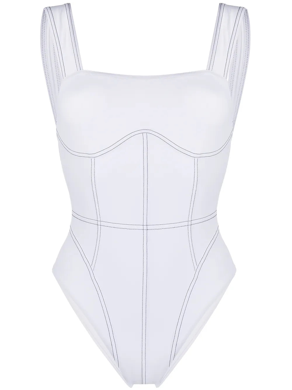 Scoop-Back One-Piece Swimsuit