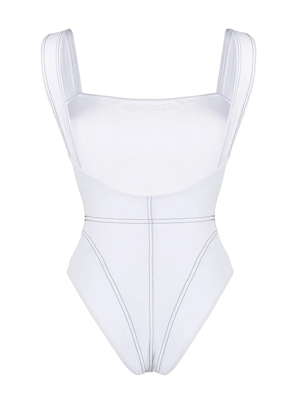 Scoop-Back One-Piece Swimsuit