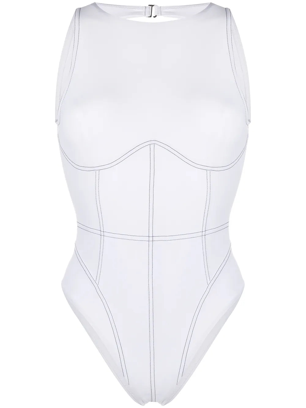 Open-Back One-Piece Swimsuit