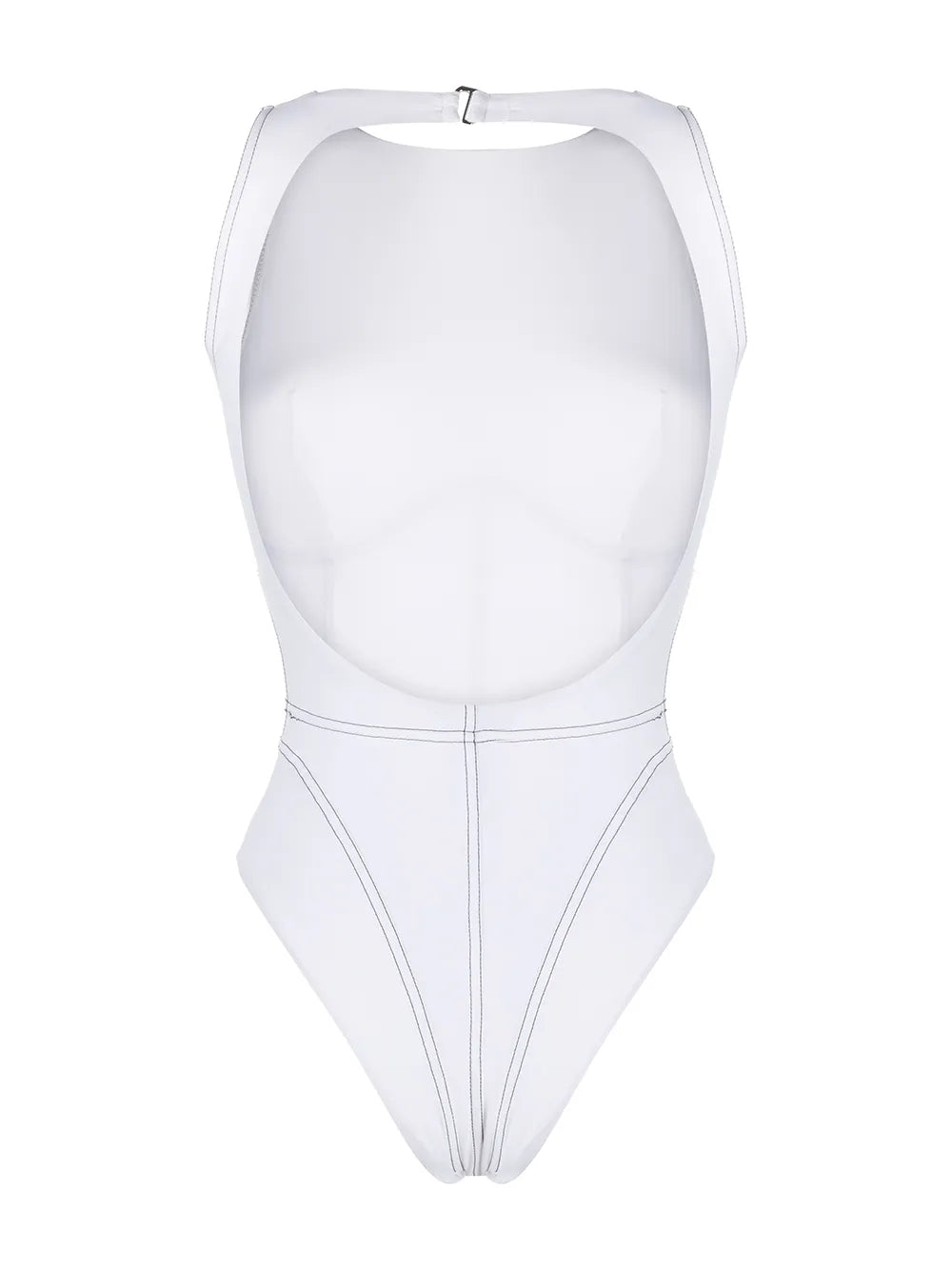 Open-Back One-Piece Swimsuit