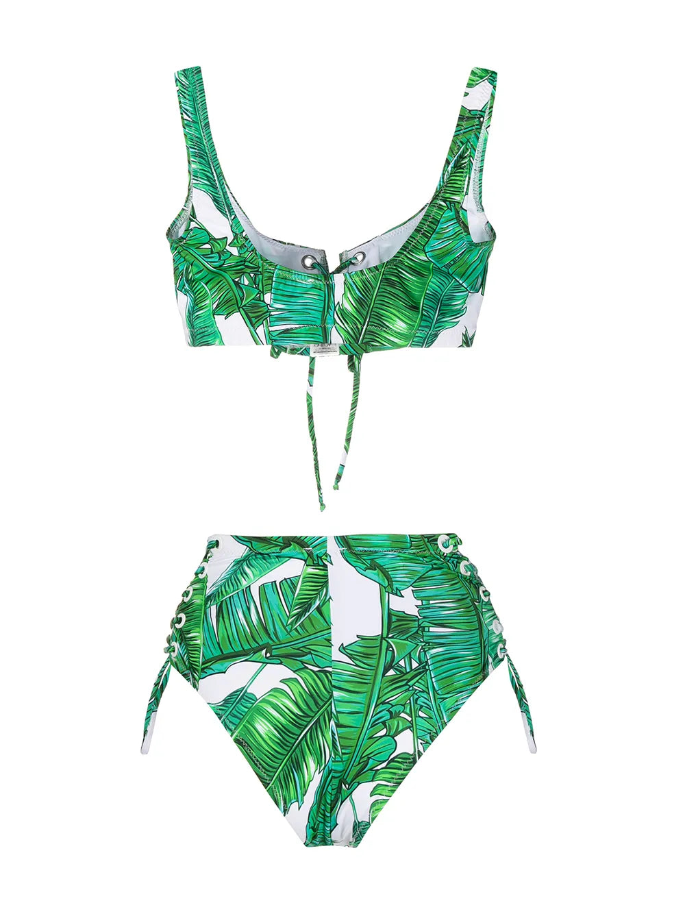 Jungle High-Waist Bikini Bottoms