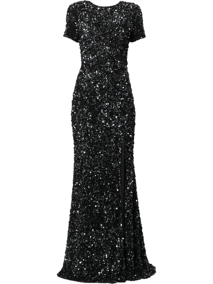 Nixie Sequin-Embellished Gown