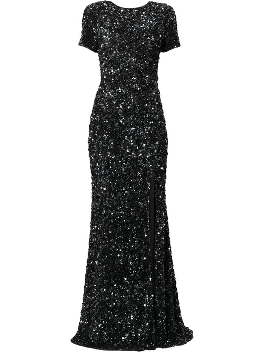Nixie Sequin-Embellished Gown