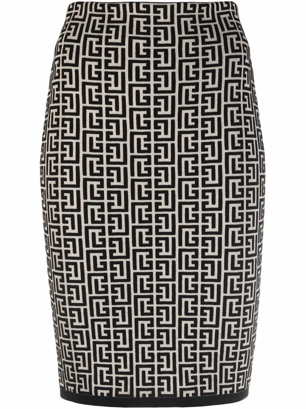 Monogram Jacquard Skirt