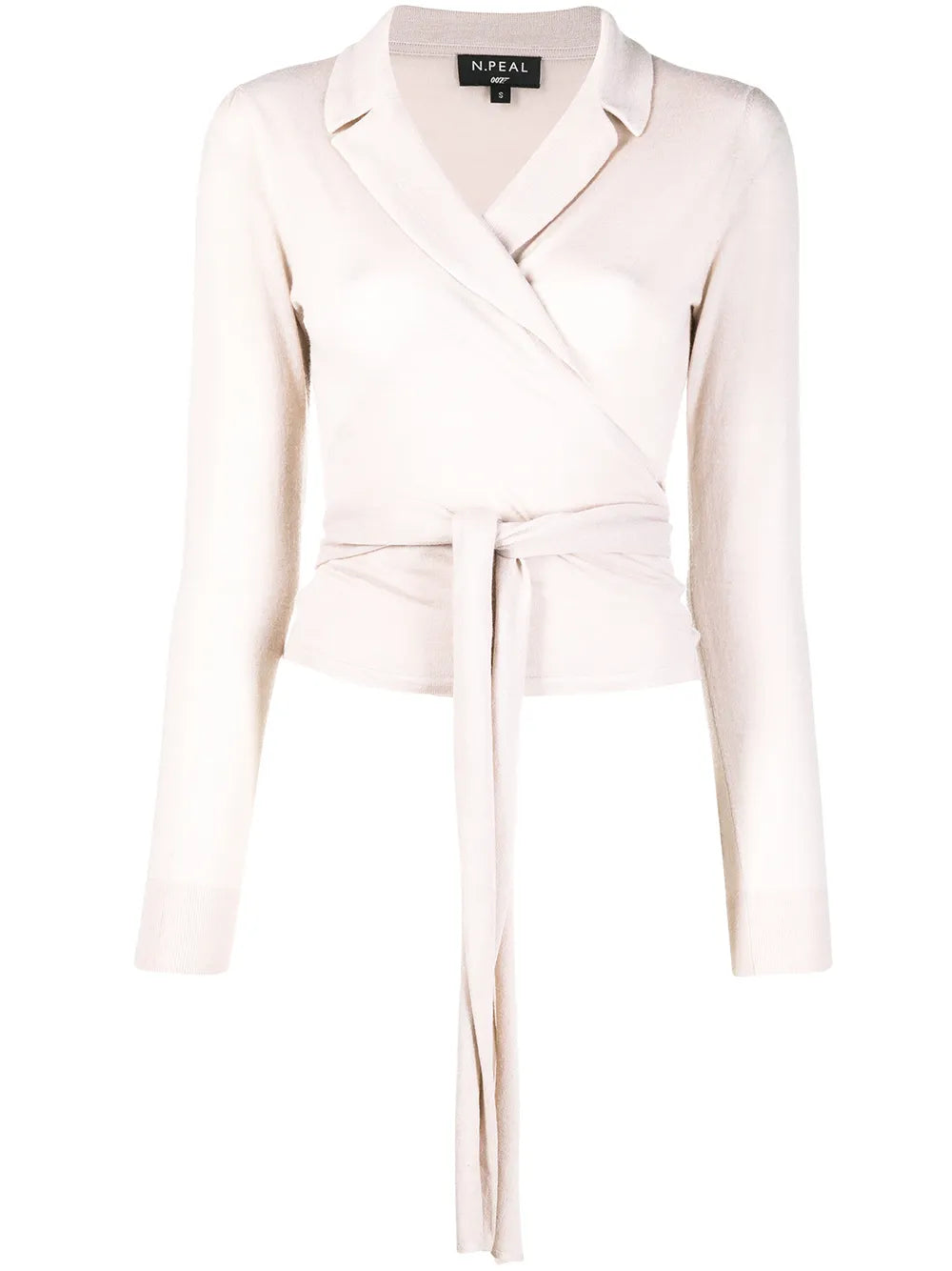 Wrap-Style Cashmere Top