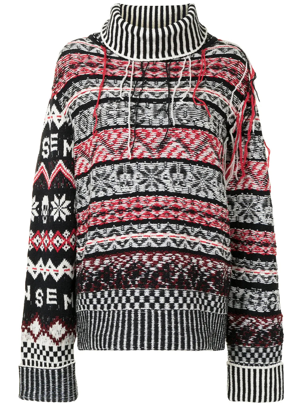 Intarsia Rollneck Jumper