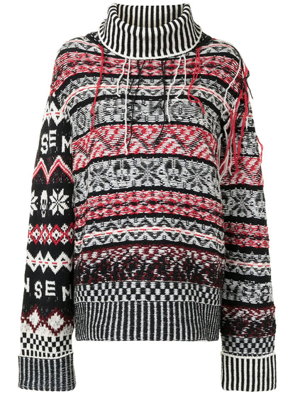 Intarsia Rollneck Jumper