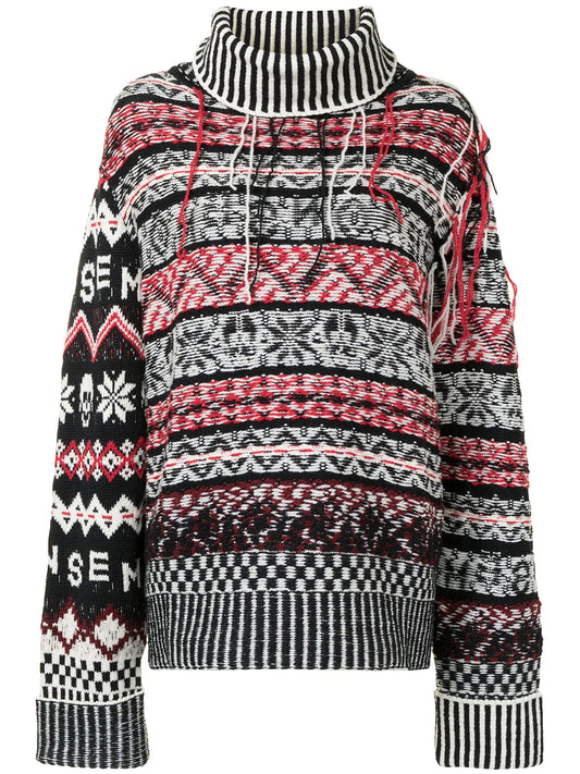 Intarsia Rollneck Jumper