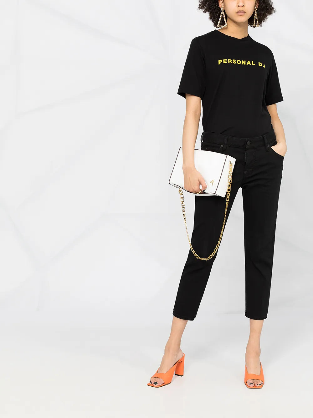 Cropped Low-Rise Jeans