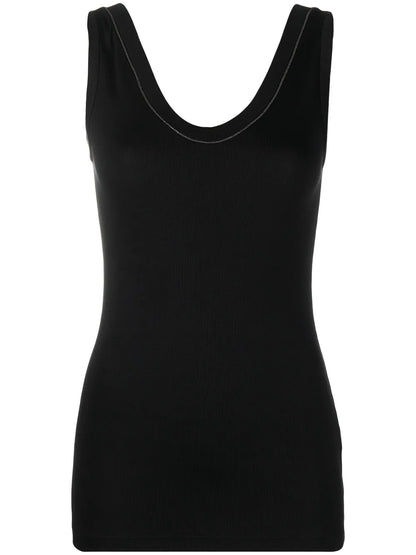 Scoop Neck Sleeveless Top