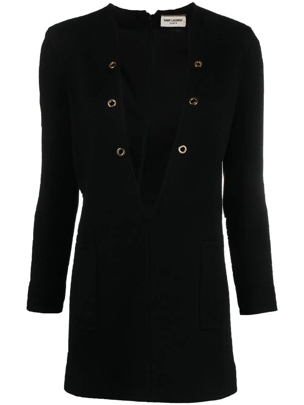 Plunging V-Neck Dress