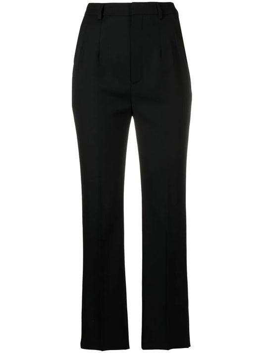 High-Waisted Tailored Trousers