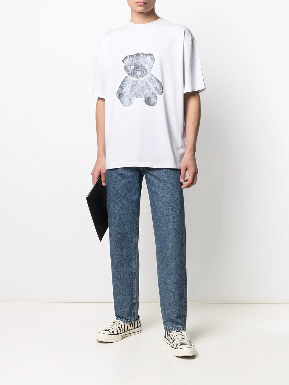 Negative Teddy Print T-Shirt