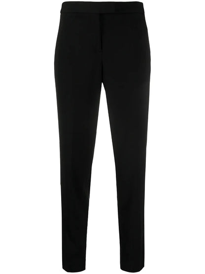 Cropped Slim-Cut Trousers