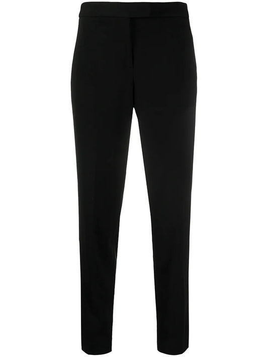 Cropped Slim-Cut Trousers