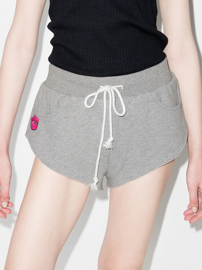 Patch-Detailing Track Shorts