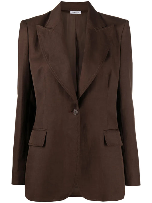 Single-Breasted Tailored Blazer
