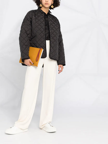 Drop-Shoulder Quilted Jacket