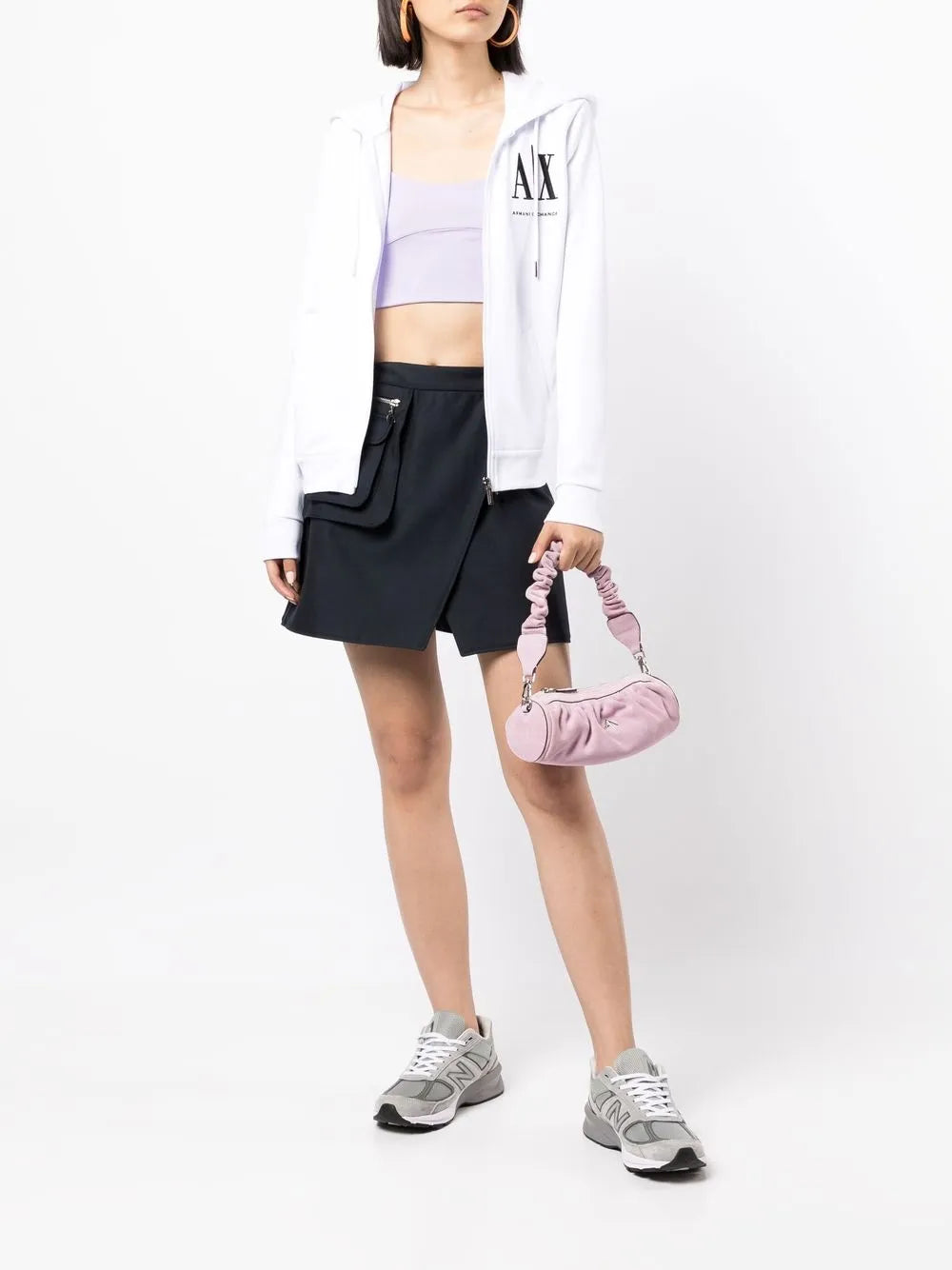 Logo-Print Zip-Up Hoodie