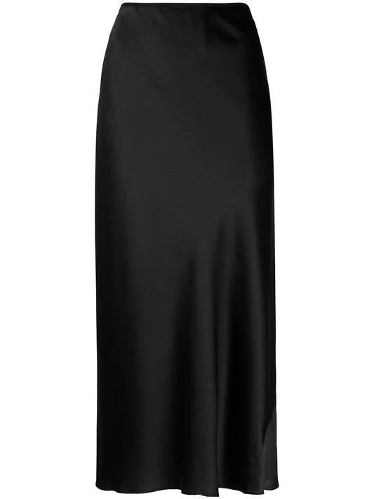 Silk Midi Skirt