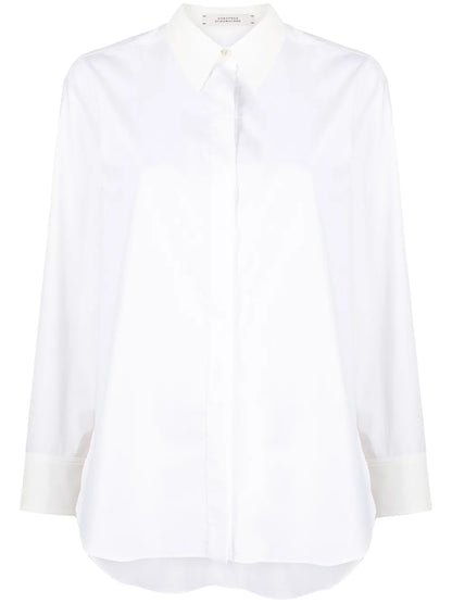 Poplin Power Concealed-Placket Shirt