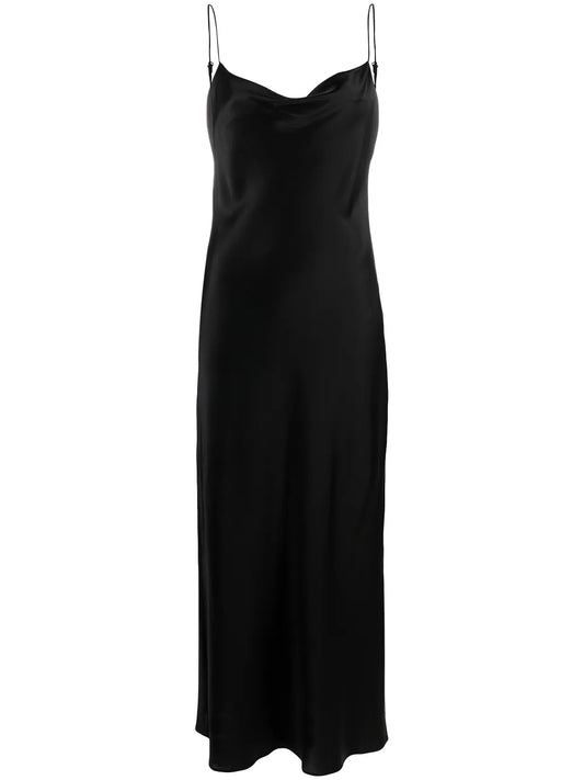 Silk Midi Dress