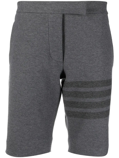 4-Bar Stripe Twill Shorts