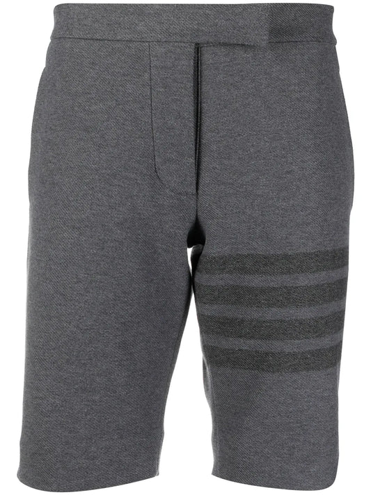 4-Bar Stripe Twill Shorts