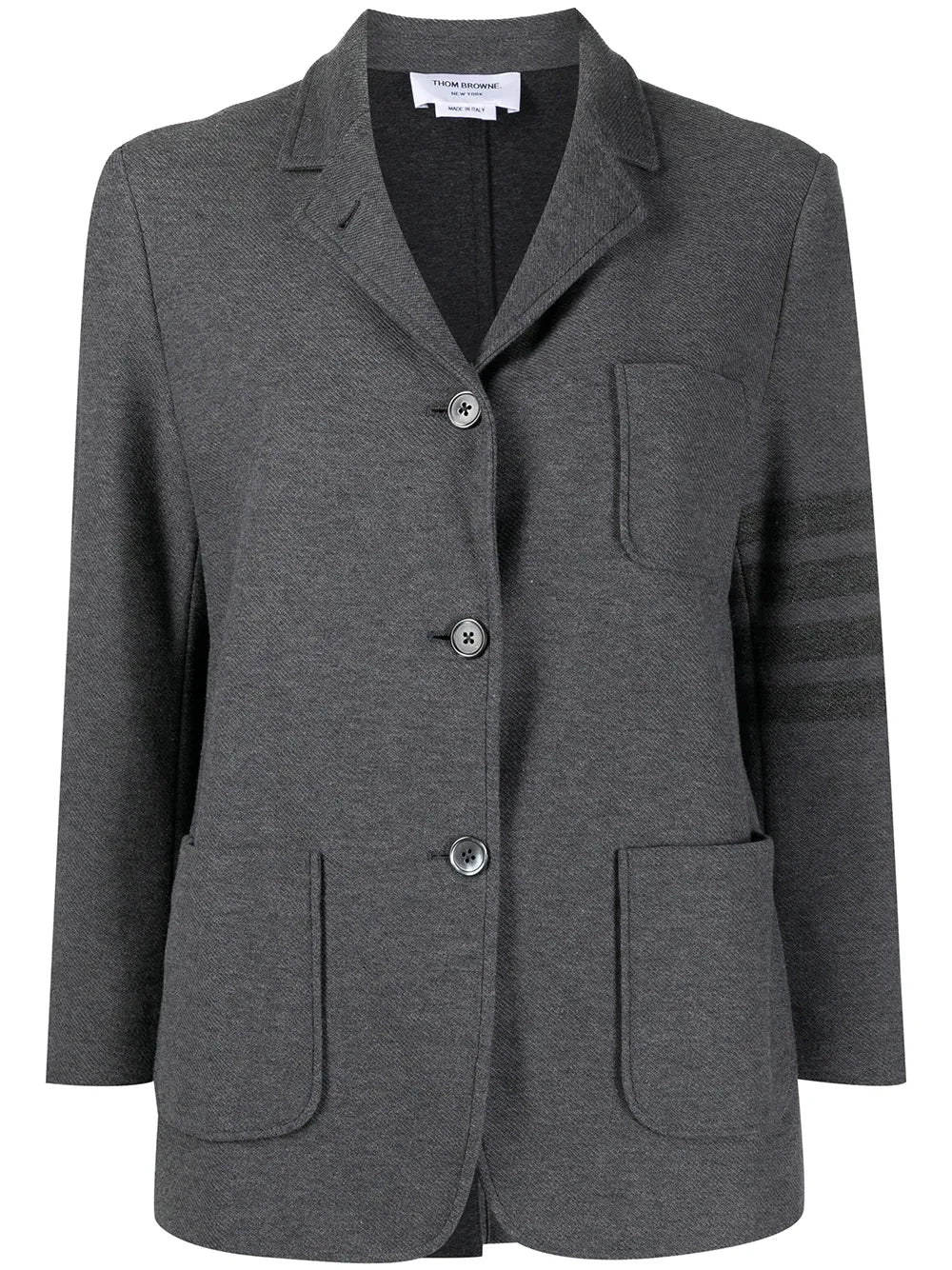 4-Bar Stripe Twill Sack Jacket