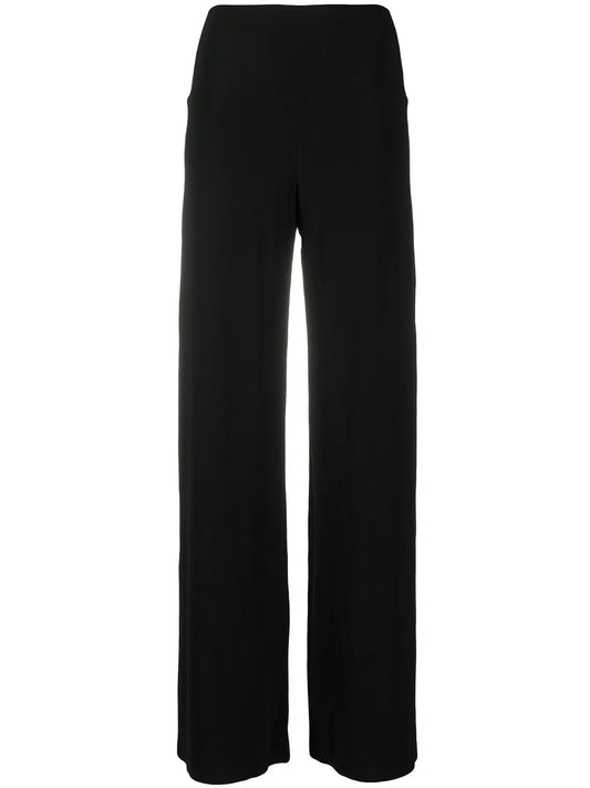 Mid-Rise Wide-Leg Trousers
