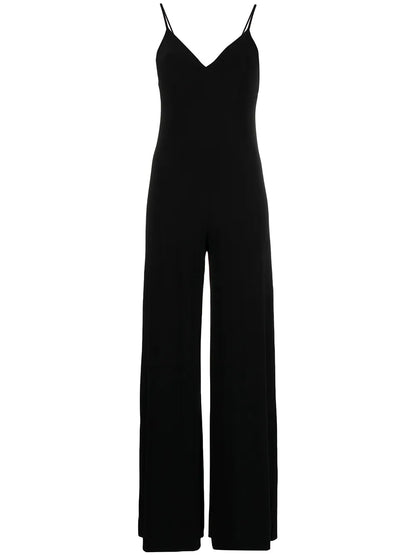 Plunging V-Neck Jumpsuit