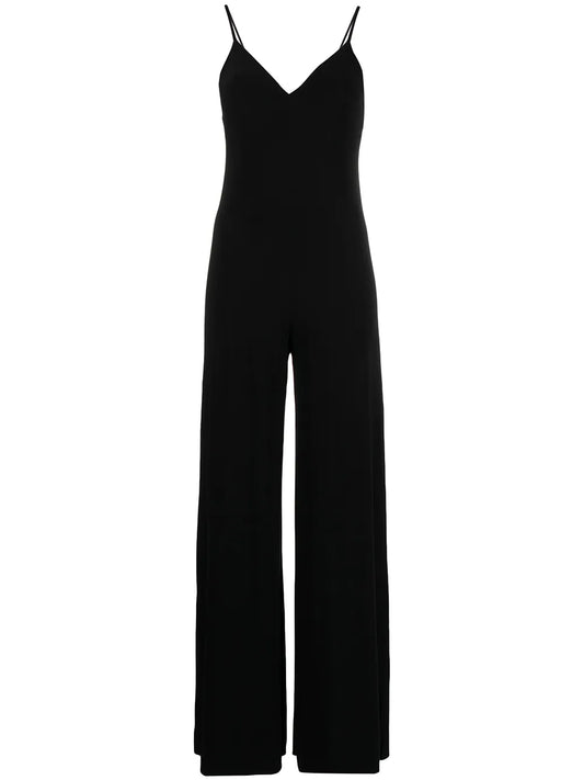 Plunging V-Neck Jumpsuit