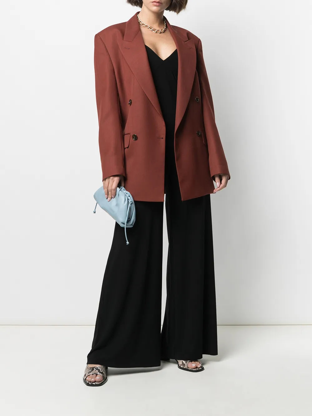 Plunging V-Neck Jumpsuit