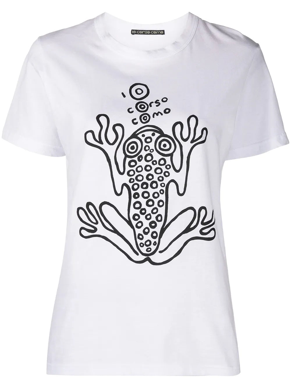 Frog-Print Short-Sleeved T-Shirt