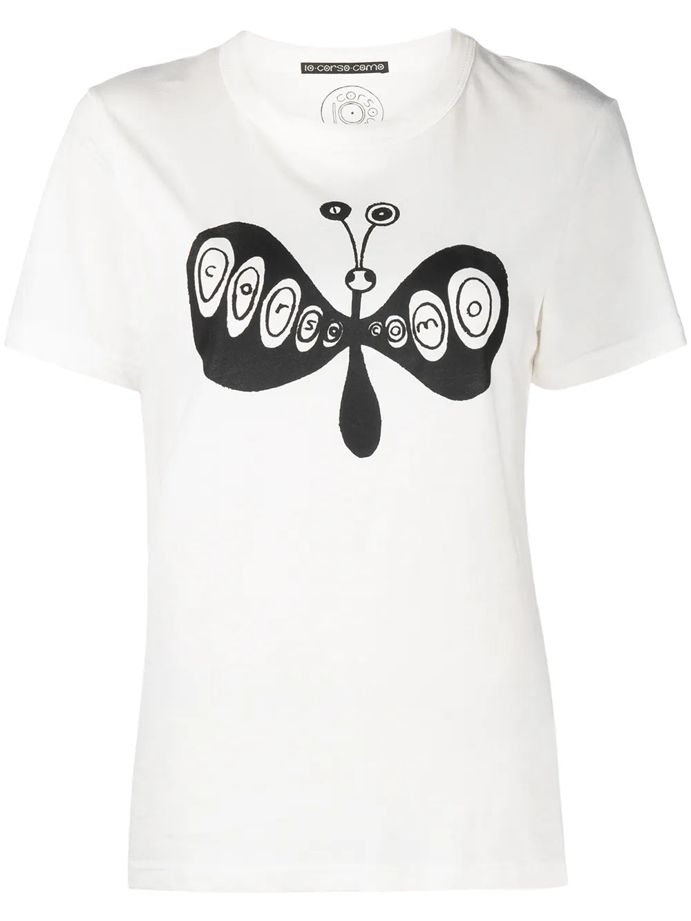 Butterfly-Print Short-Sleeved T-Shirt