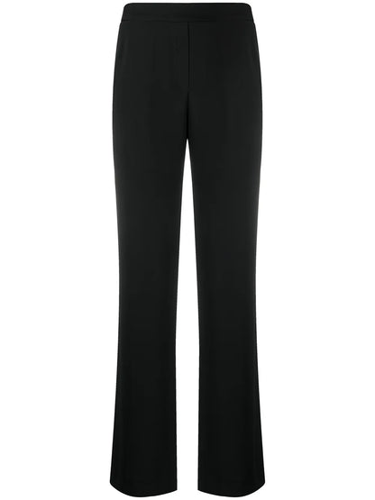 Wide-Leg Pull-On Trousers