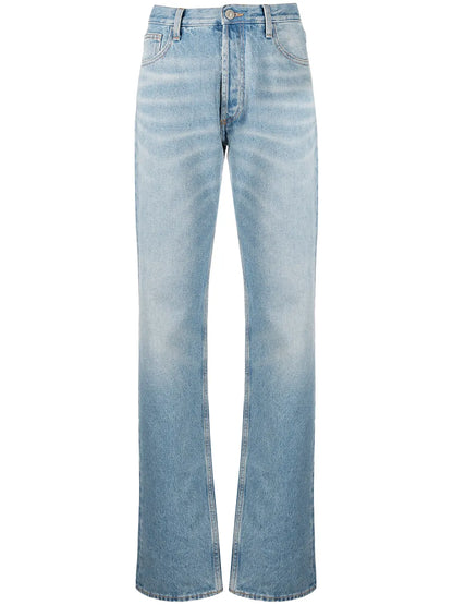 Stonewashed Boyfriend Fit Jeans