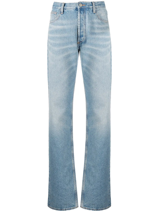 Stonewashed Boyfriend Fit Jeans