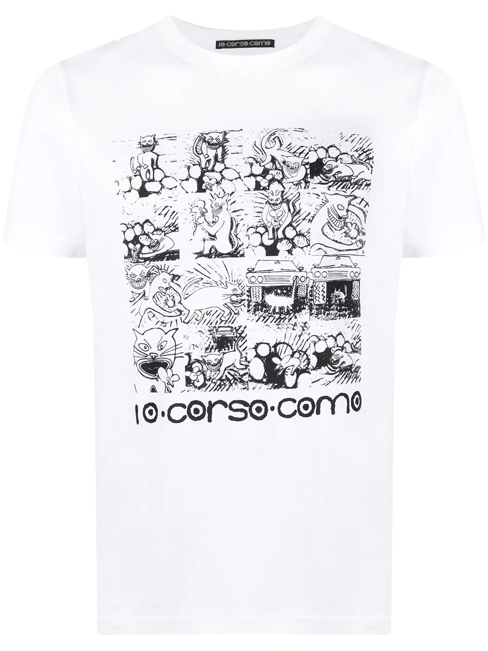 Graphic Print Short-Sleeved T-Shirt