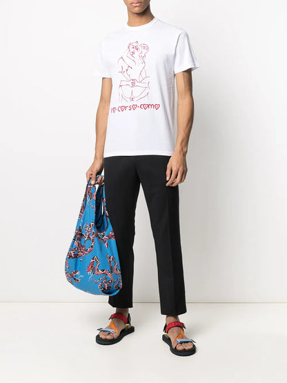 Graphic Print Short-Sleeved T-Shirt