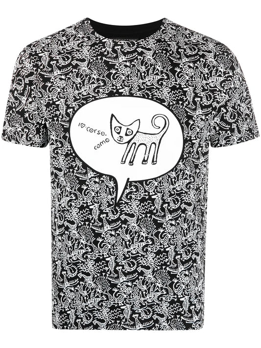 Graphic Print Short-Sleeved T-Shirt