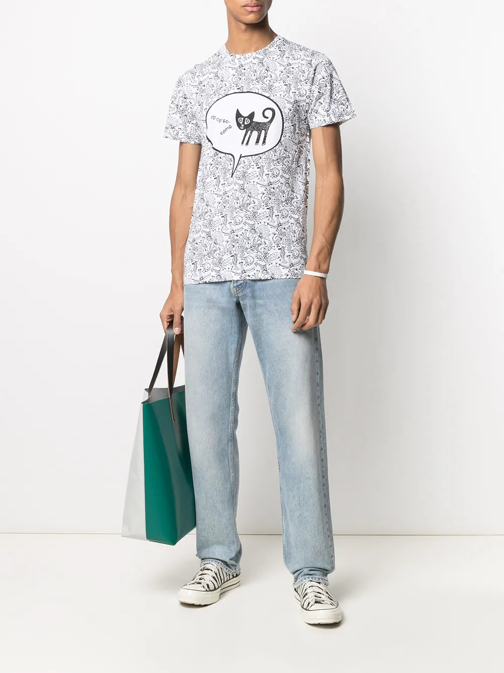 Graphic Print Short-Sleeved T-Shirt