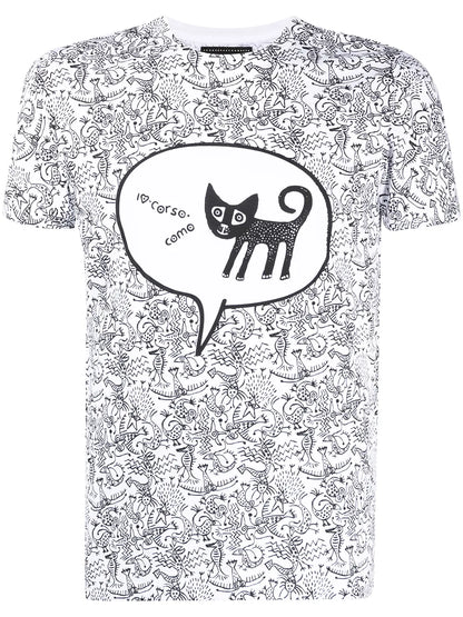 Graphic Print Short-Sleeved T-Shirt