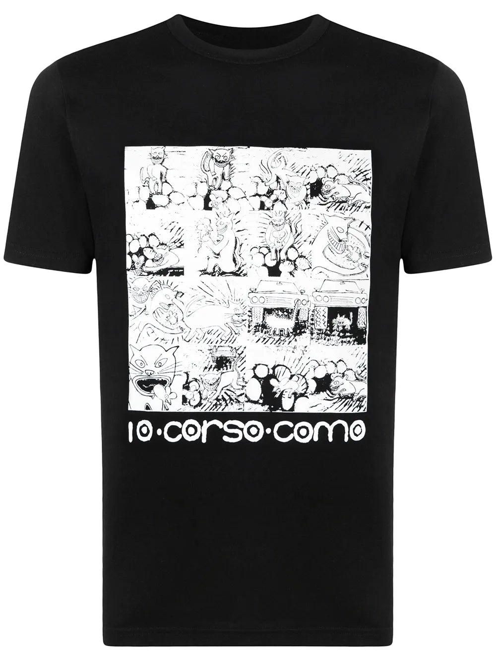 Graphic Print Short-Sleeved T-Shirt